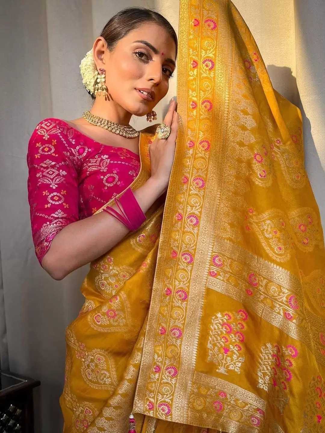 YNF Wholesale Banarasi Soft Silk Banarasi Silk Sarees RIN132 157 | Surat Manufacturer