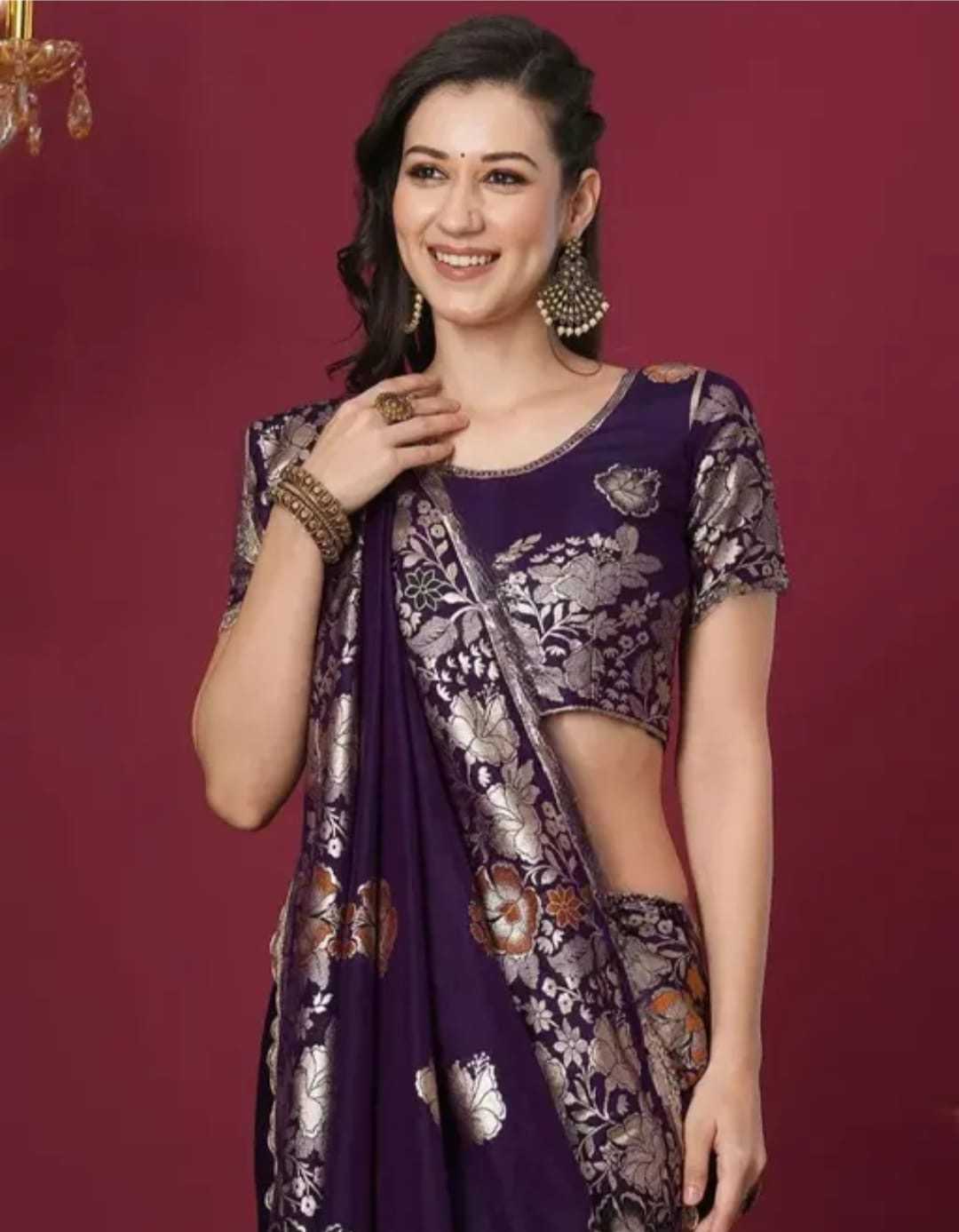 YNF Wholesale Banarasi Soft Silk Banarasi Silk Sarees RIN132 201 | Surat Manufacturer