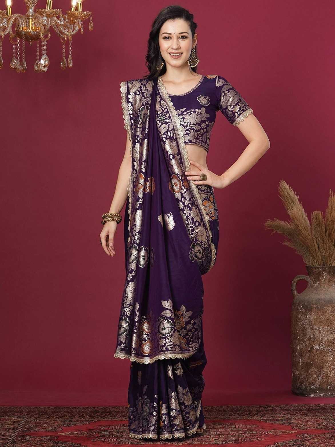 YNF Wholesale Banarasi Soft Silk Banarasi Silk Sarees RIN132 201 | Surat Manufacturer