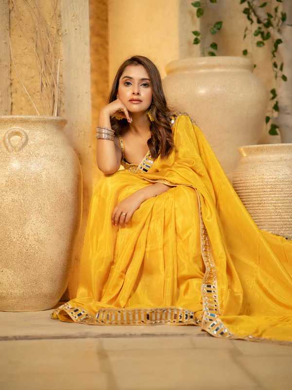 YNF Wholesale Space Silk Party Wear Silk Sarees RIN132 3012 | Surat Manufacturer