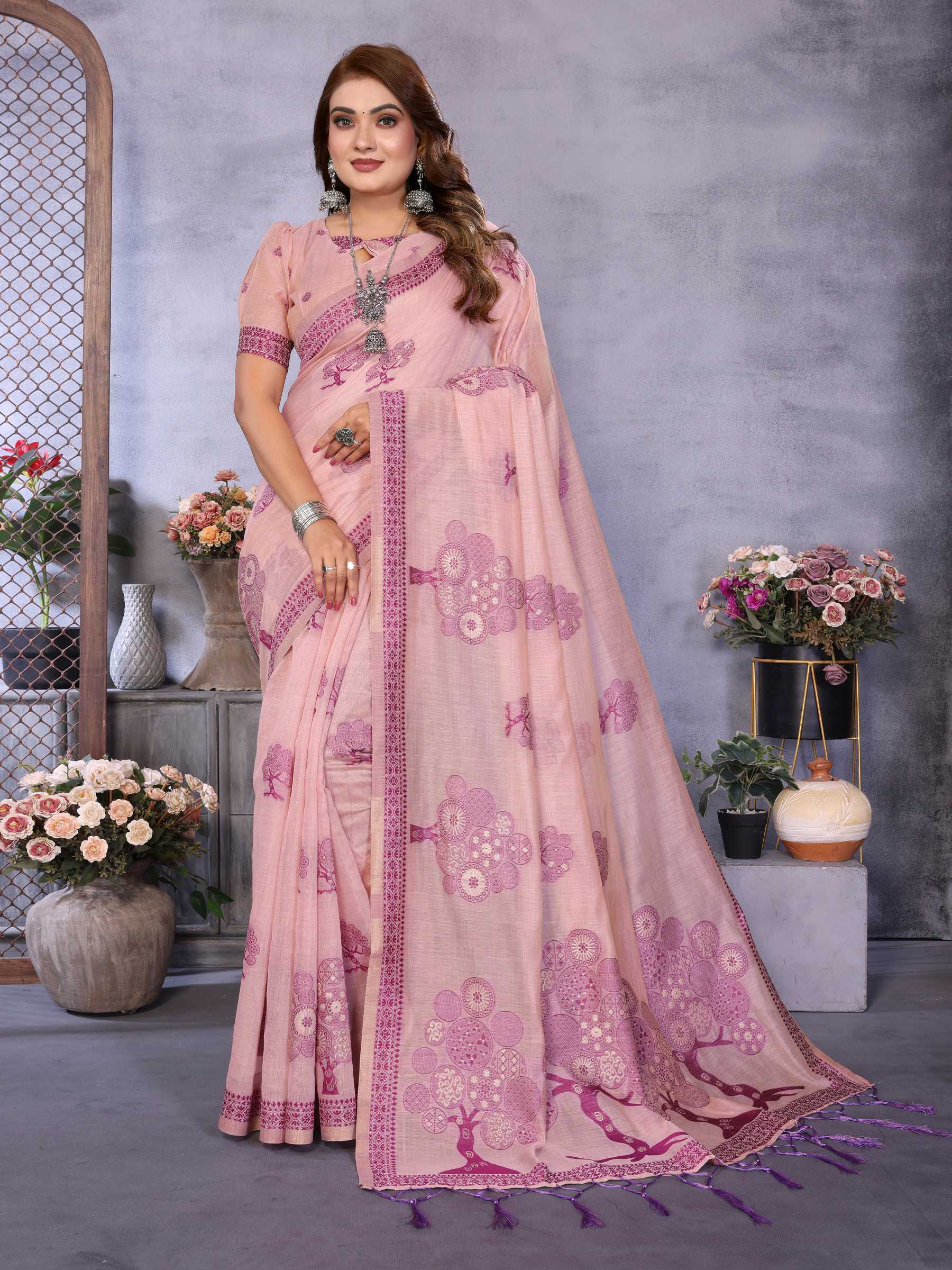 YNF Wholesale Cotton Fancy Sarees RIN144 Ashiwini | Surat Manufacturer