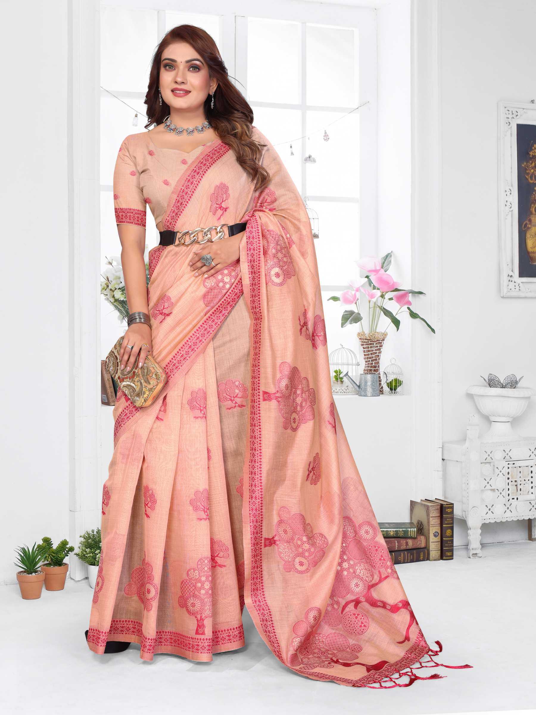 YNF Wholesale Cotton Fancy Sarees RIN144 Ashiwini | Surat Manufacturer