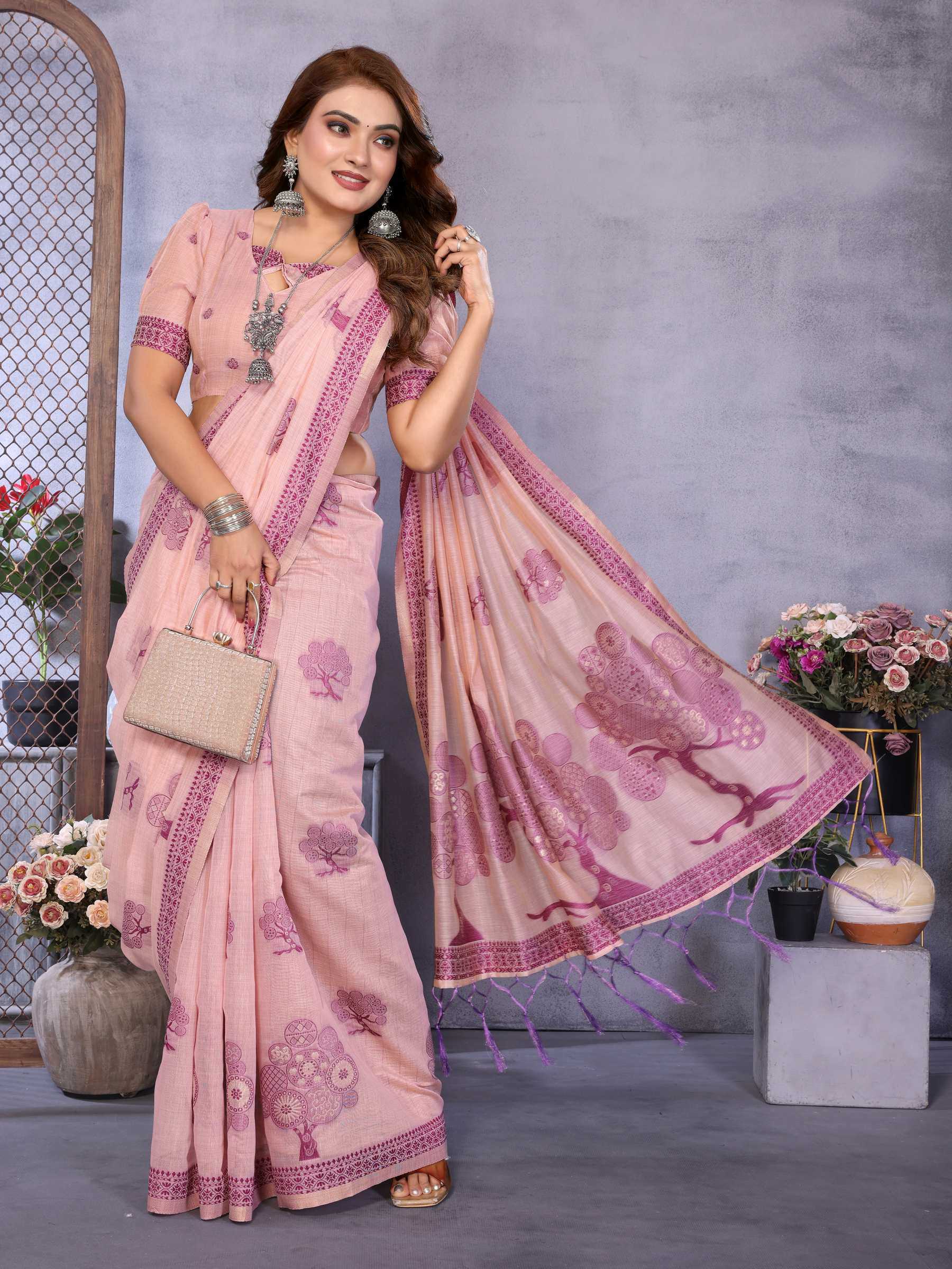 YNF Wholesale Cotton Fancy Sarees RIN144 Ashiwini | Surat Manufacturer