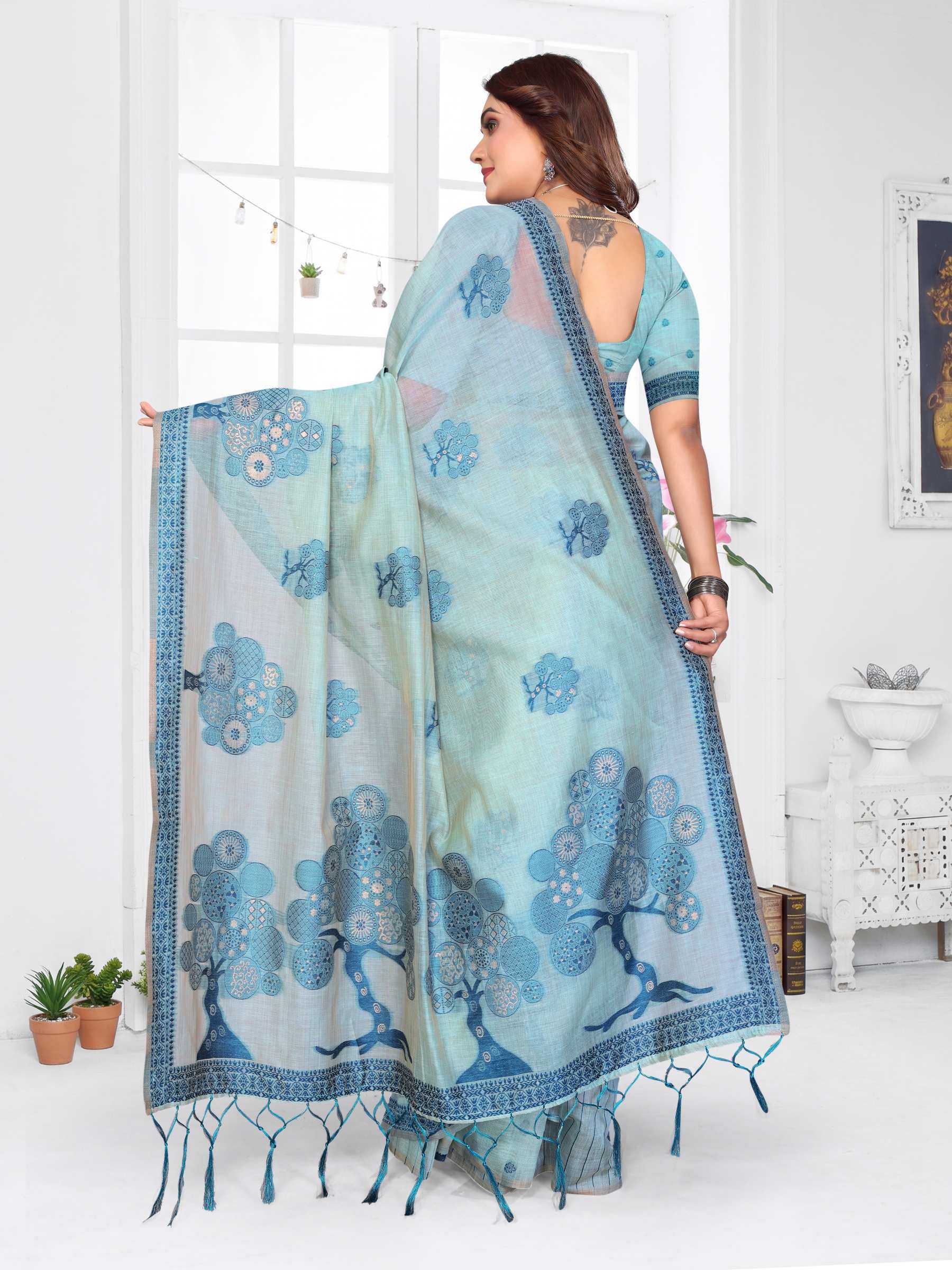YNF Wholesale Cotton Fancy Sarees RIN144 Ashiwini | Surat Manufacturer