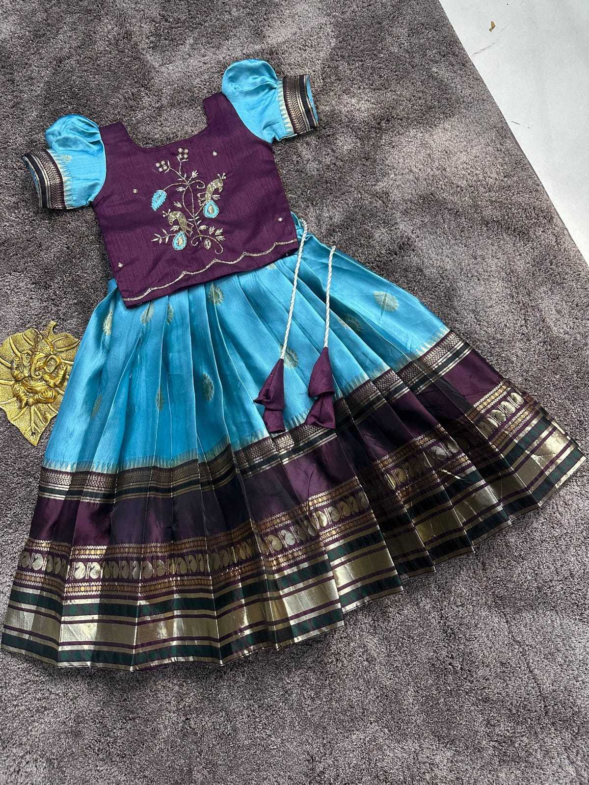 YNF Wholesale Pure Silk Kids Ethnic Wear RIN161 FULL | Surat Manufacturer