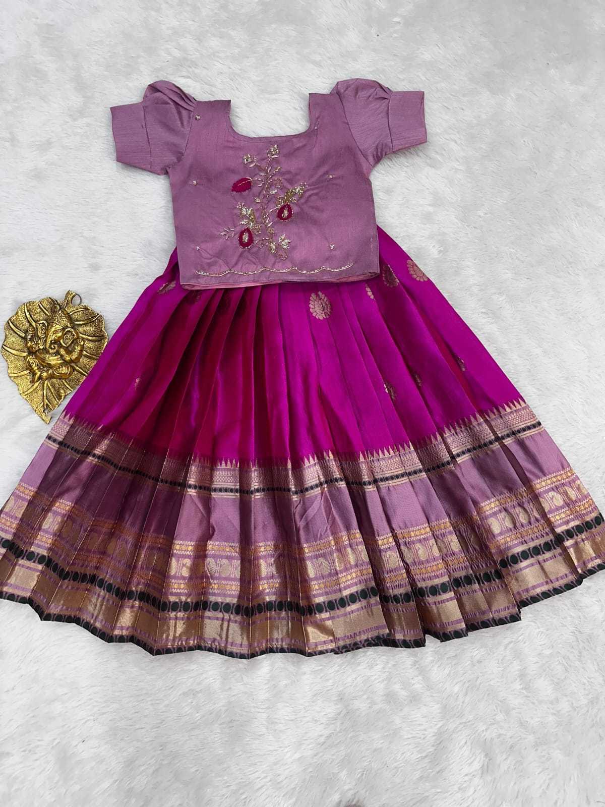 YNF Wholesale Pure Silk Kids Ethnic Wear RIN161 FULL | Surat Manufacturer