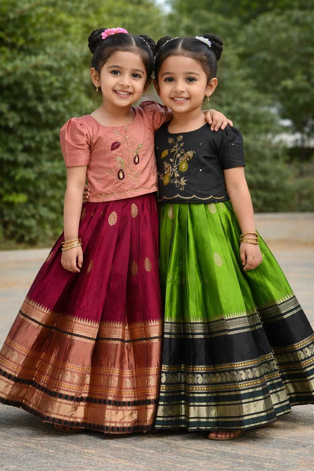 YNF Wholesale Pure Silk Kids Ethnic Wear RIN161 FULL | Surat Manufacturer