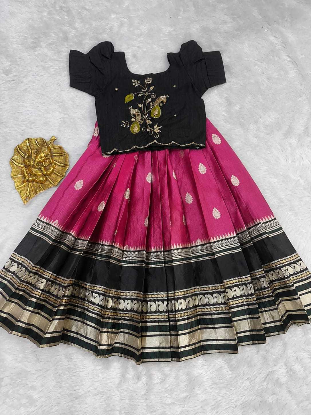 YNF Wholesale Pure Silk Kids Ethnic Wear RIN161 FULL | Surat Manufacturer