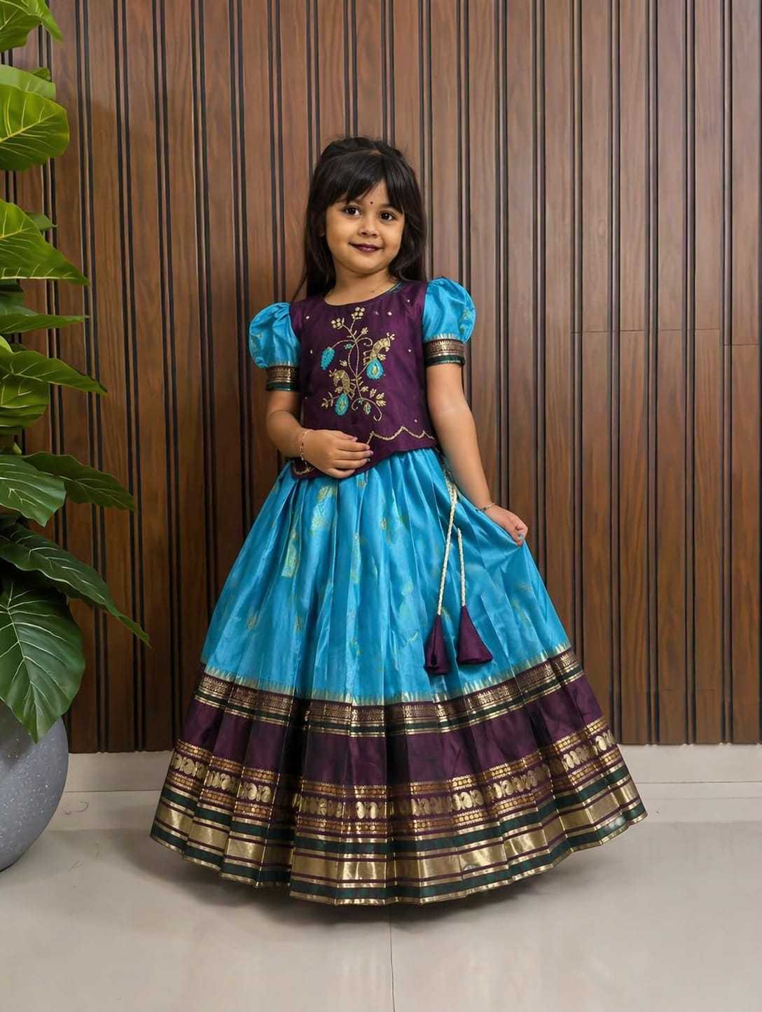 YNF Wholesale Pure Silk Kids Ethnic Wear RIN161 FULL | Surat Manufacturer