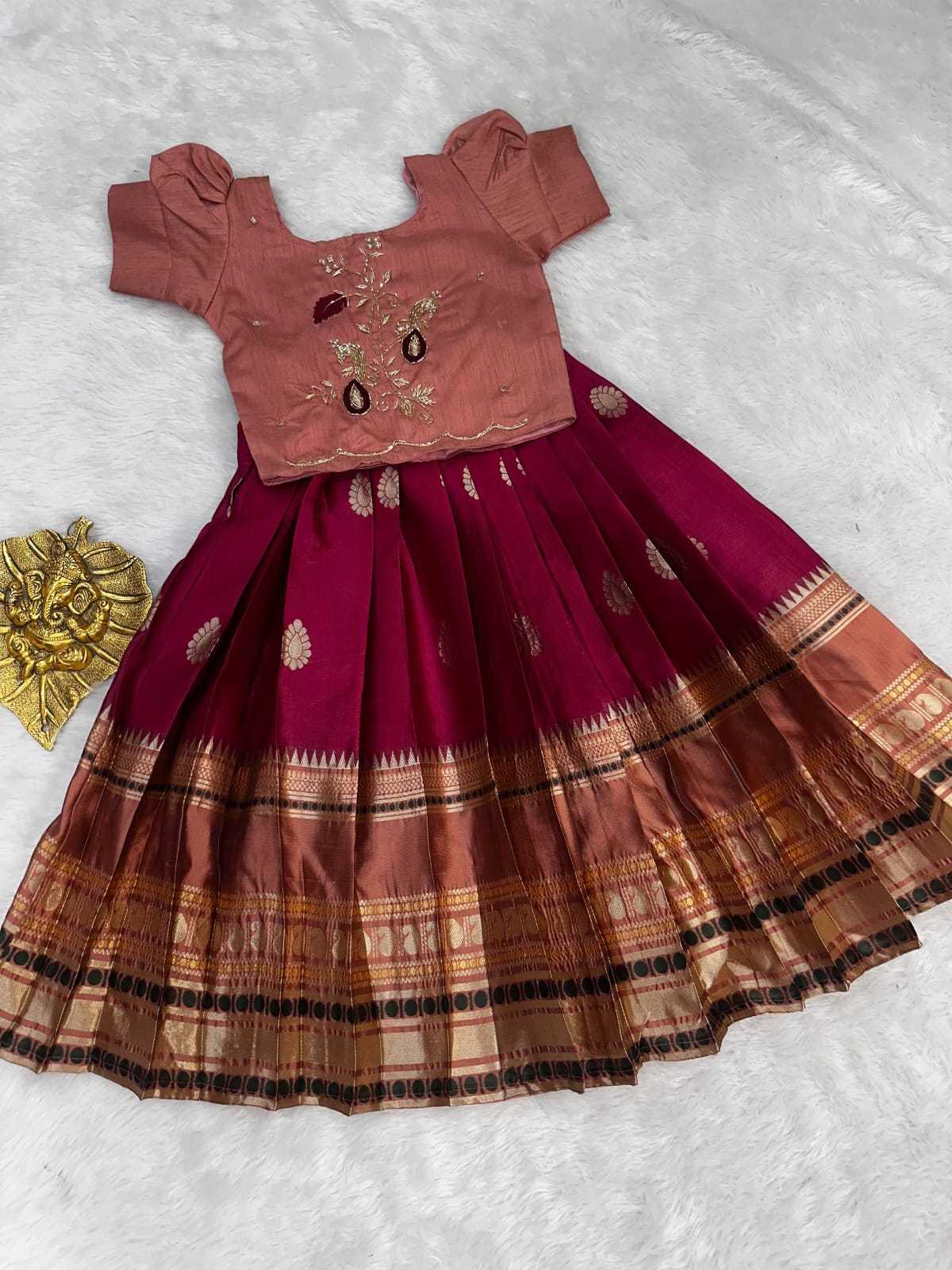 YNF Wholesale Pure Silk Kids Ethnic Wear RIN161 FULL | Surat Manufacturer