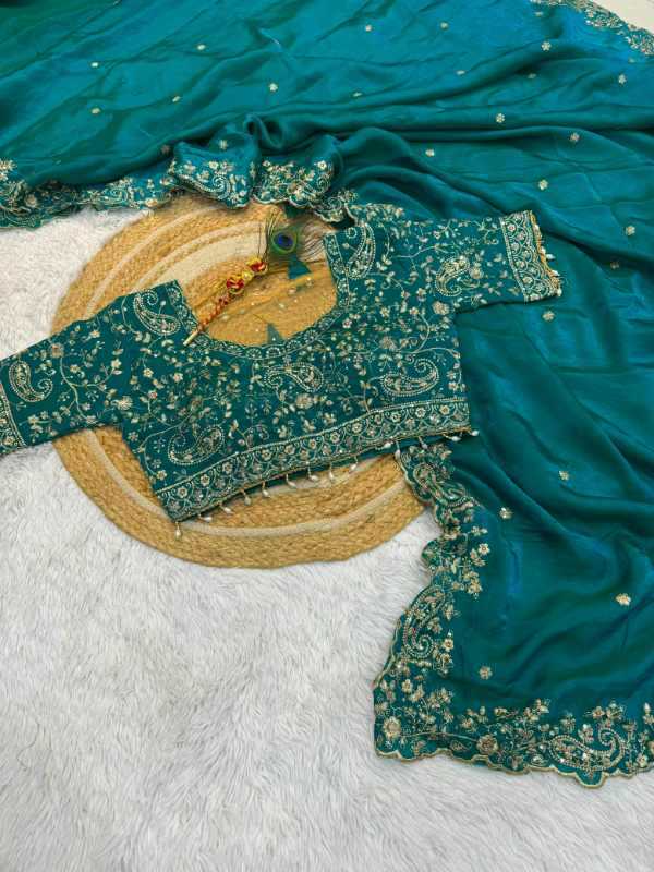 YNF Wholesale Space Silk Sequence Sarees RIN189 2012 | Surat Manufacturer