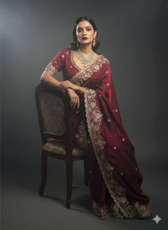 YNF Wholesale Space Silk Designer Sarees RIN189 2014 | Surat Manufacturer