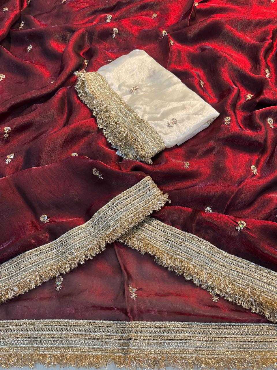 YNF Wholesale Pure Silk Sequence Sarees RIN189 2023 | Surat Manufacturer