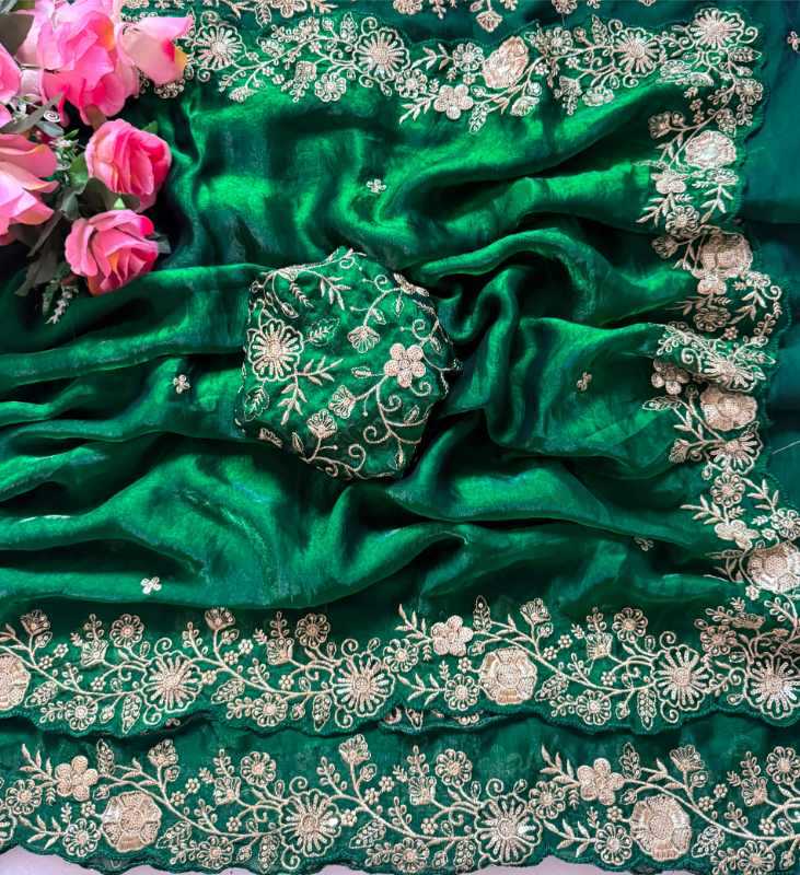 YNF Wholesale Space Silk Sequence Sarees RIN189 2029 | Surat Manufacturer