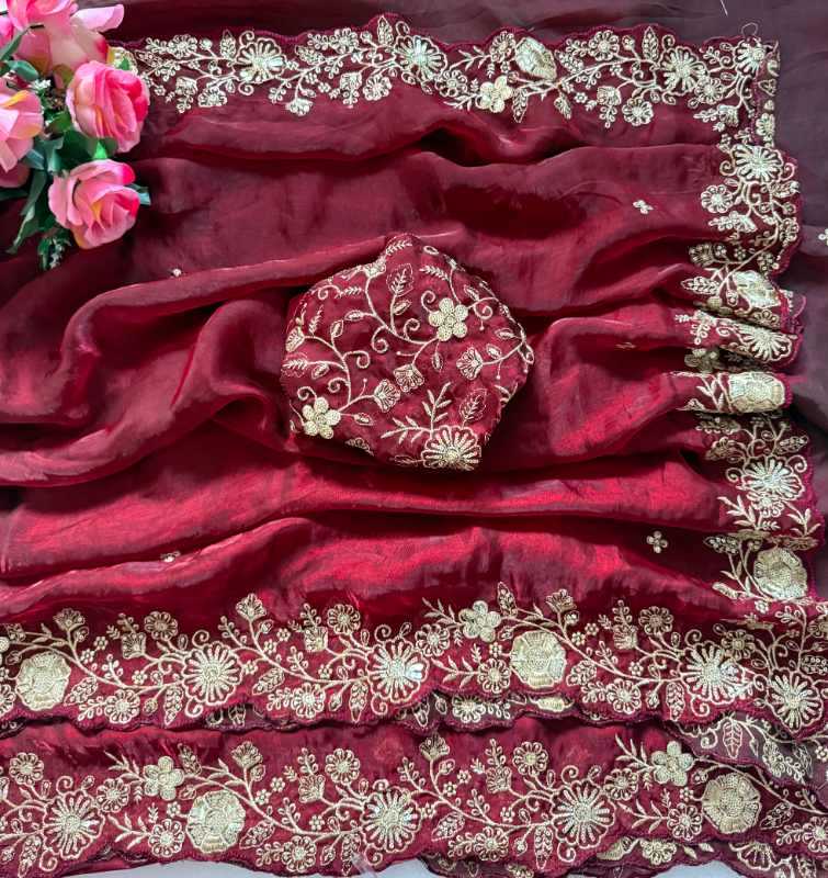 YNF Wholesale Space Silk Sequence Sarees RIN189 2029 | Surat Manufacturer