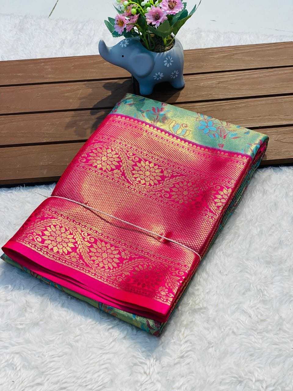 YNF Wholesale Kanjivaram Silk Designer Sarees RIN211 HIT | Surat Manufacturer