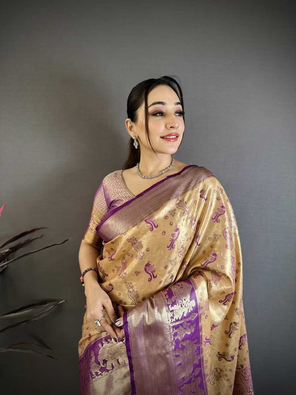 YNF Wholesale Kanjivaram Silk Zari Border Sarees RIN211 Kanjivaram | Surat Manufacturer