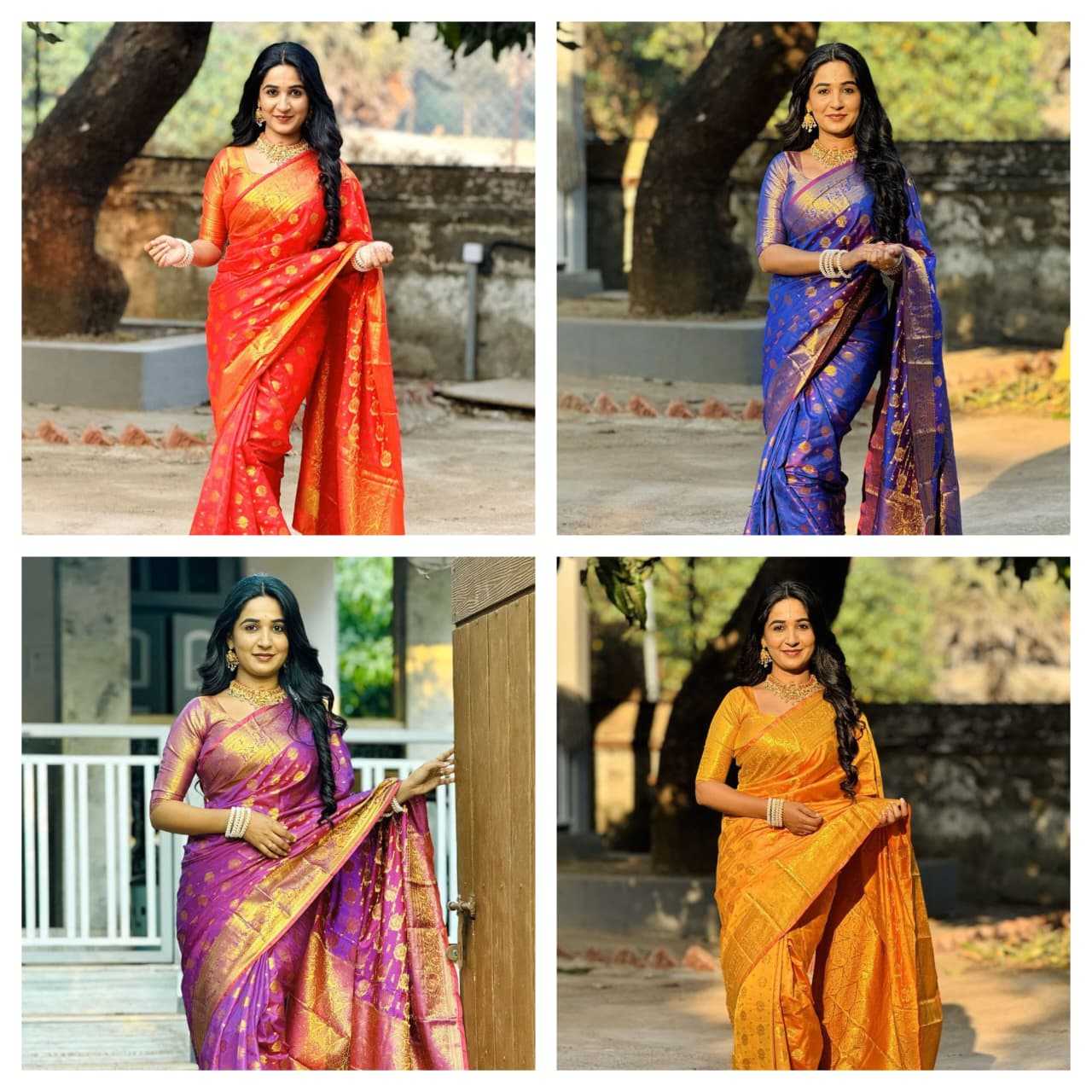 YNF Wholesale Banarasi Soft Silk Designer Sarees RIN211 PUSHPAV | Surat Manufacturer
