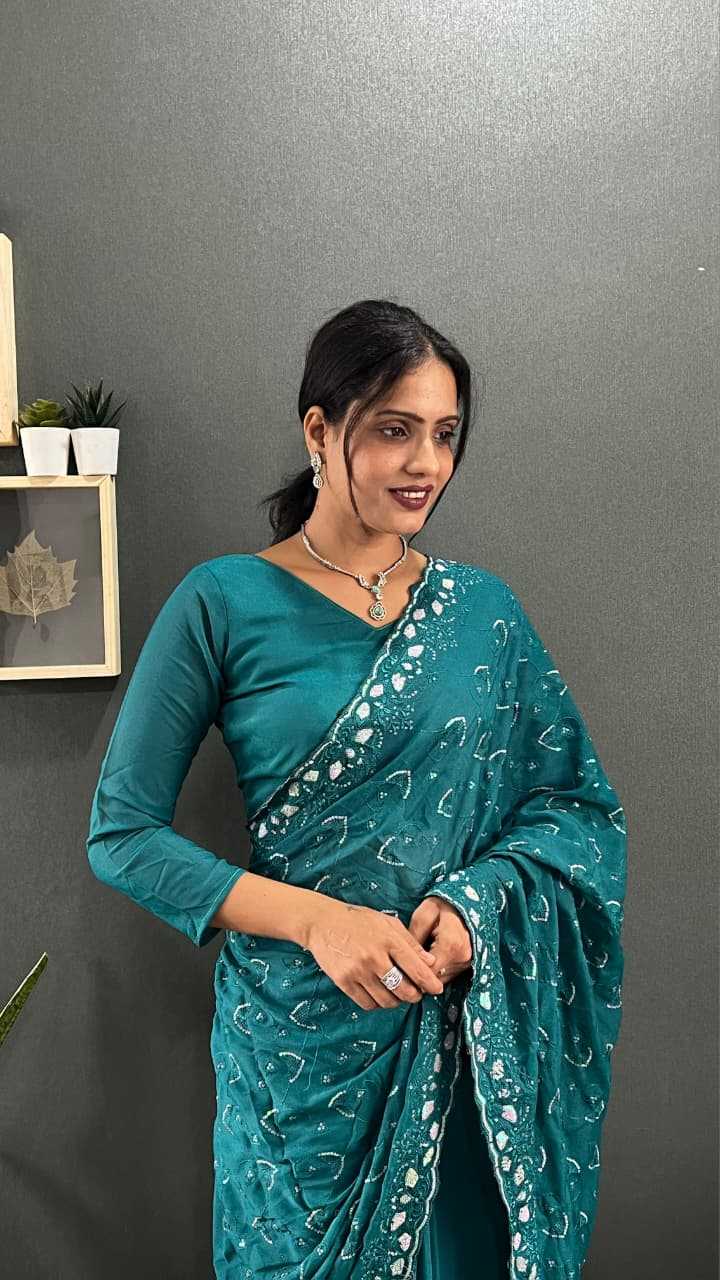 YNF Wholesale Georgette Georgette Sarees RIN214 186 | Surat Manufacturer
