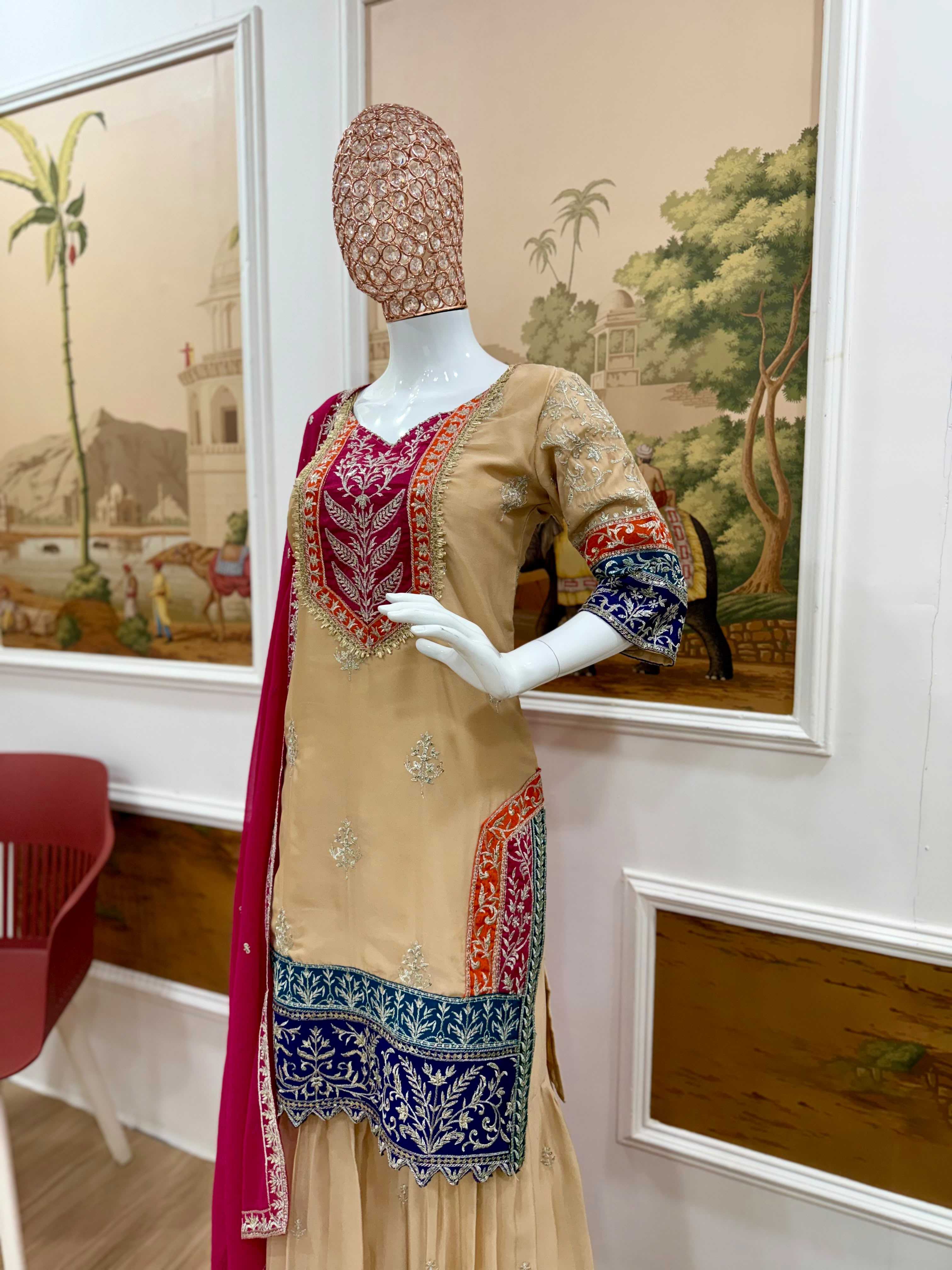 YNF Wholesale Rangoli Silk Fancy Kurti RIN215 1191 | Surat Manufacturer