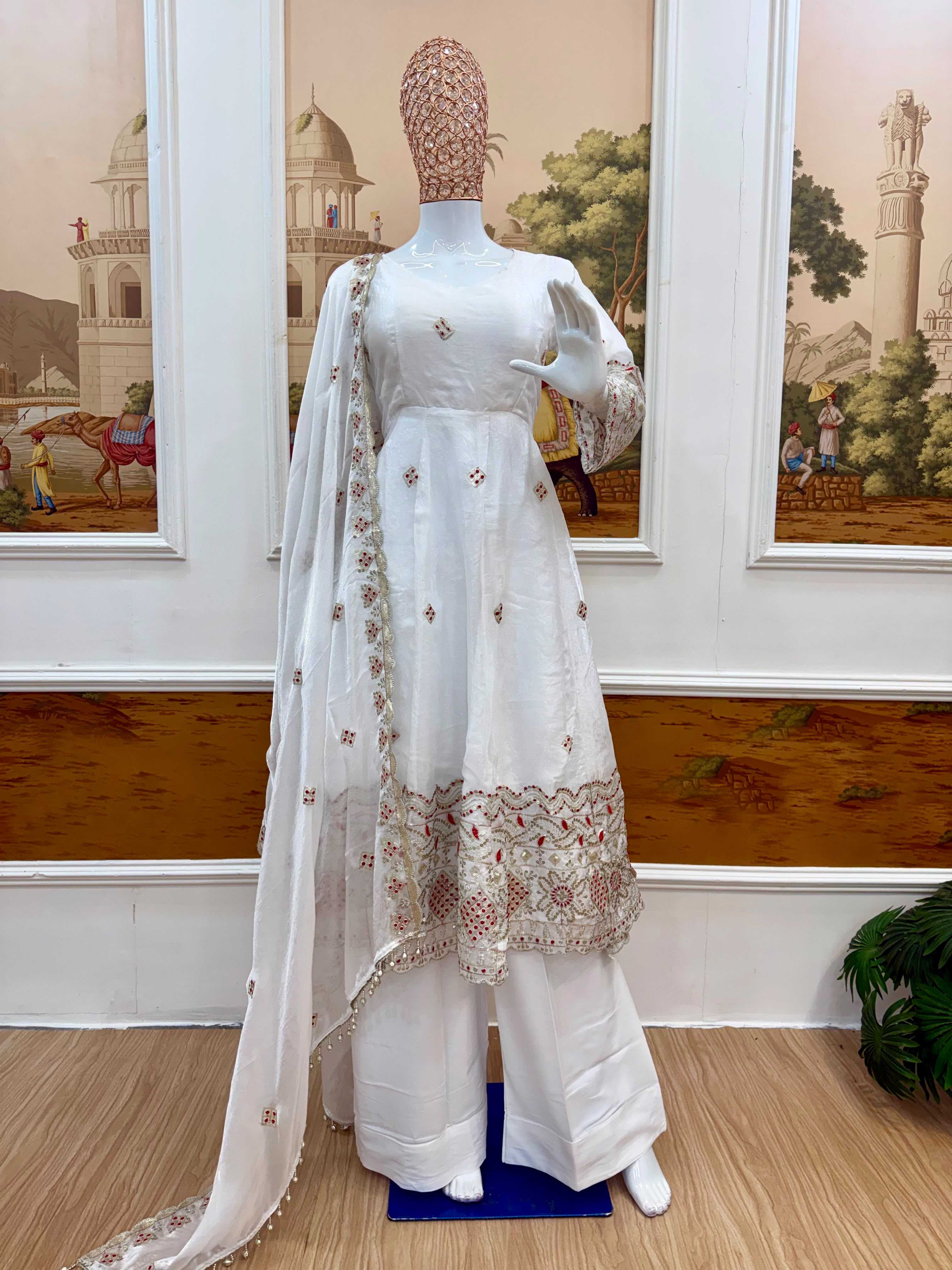 YNF Wholesale Satin Fancy Gowns RIN215 1196 | Surat Manufacturer