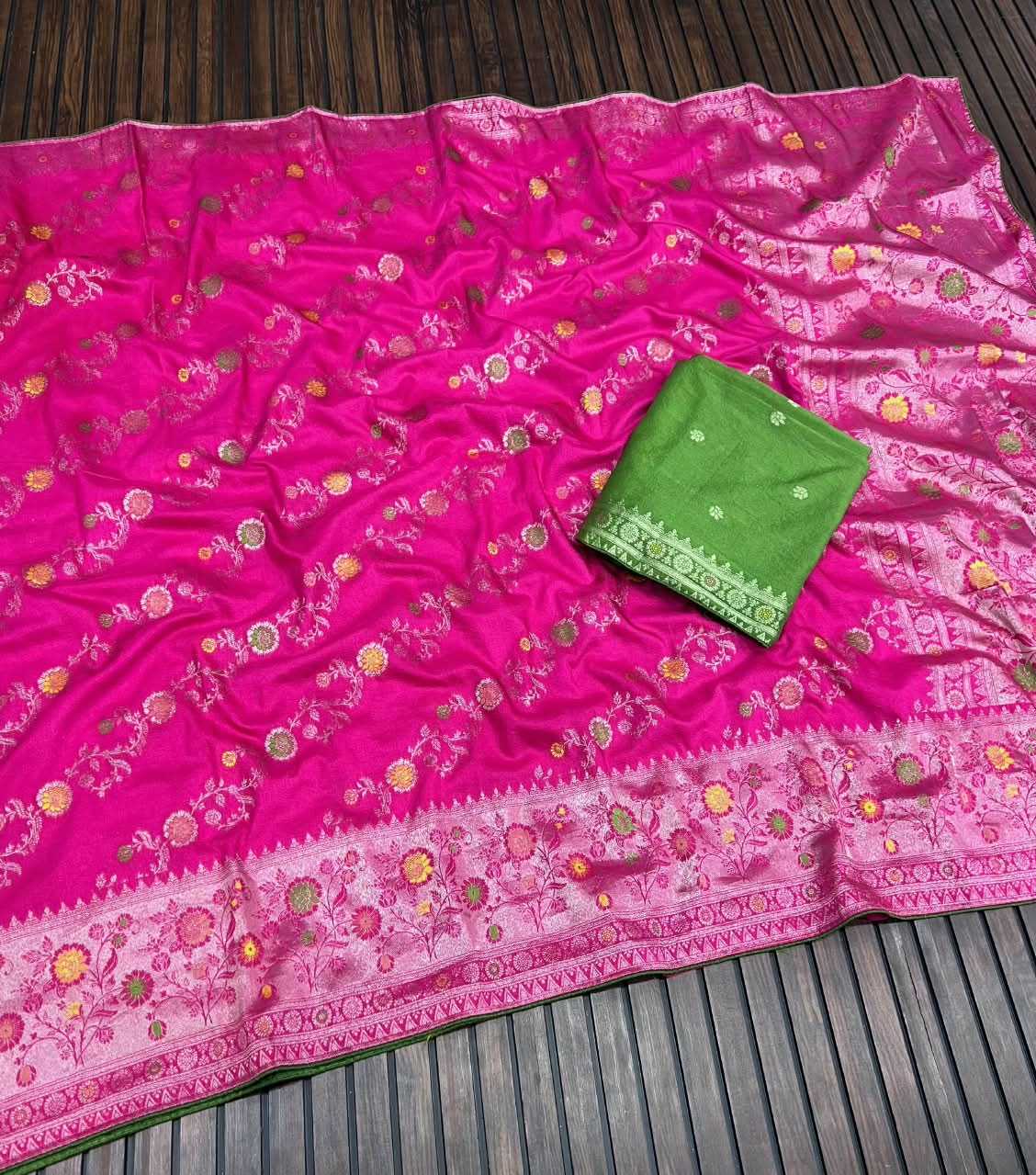 YNF Wholesale Pure Viscos Georgette Sarees RIN225 1006 | Surat Manufacturer
