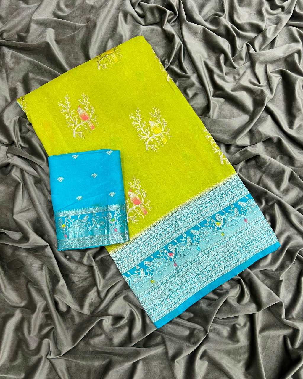 YNF Wholesale Nylon Georgette Sarees RIN225 1050 | Surat Manufacturer