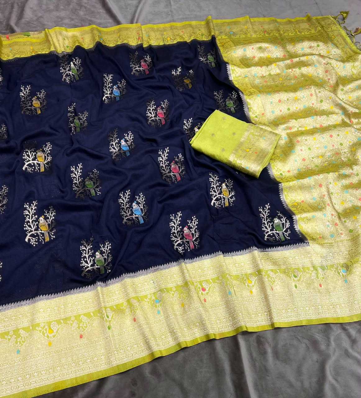 YNF Wholesale Nylon Georgette Sarees RIN225 1050 | Surat Manufacturer