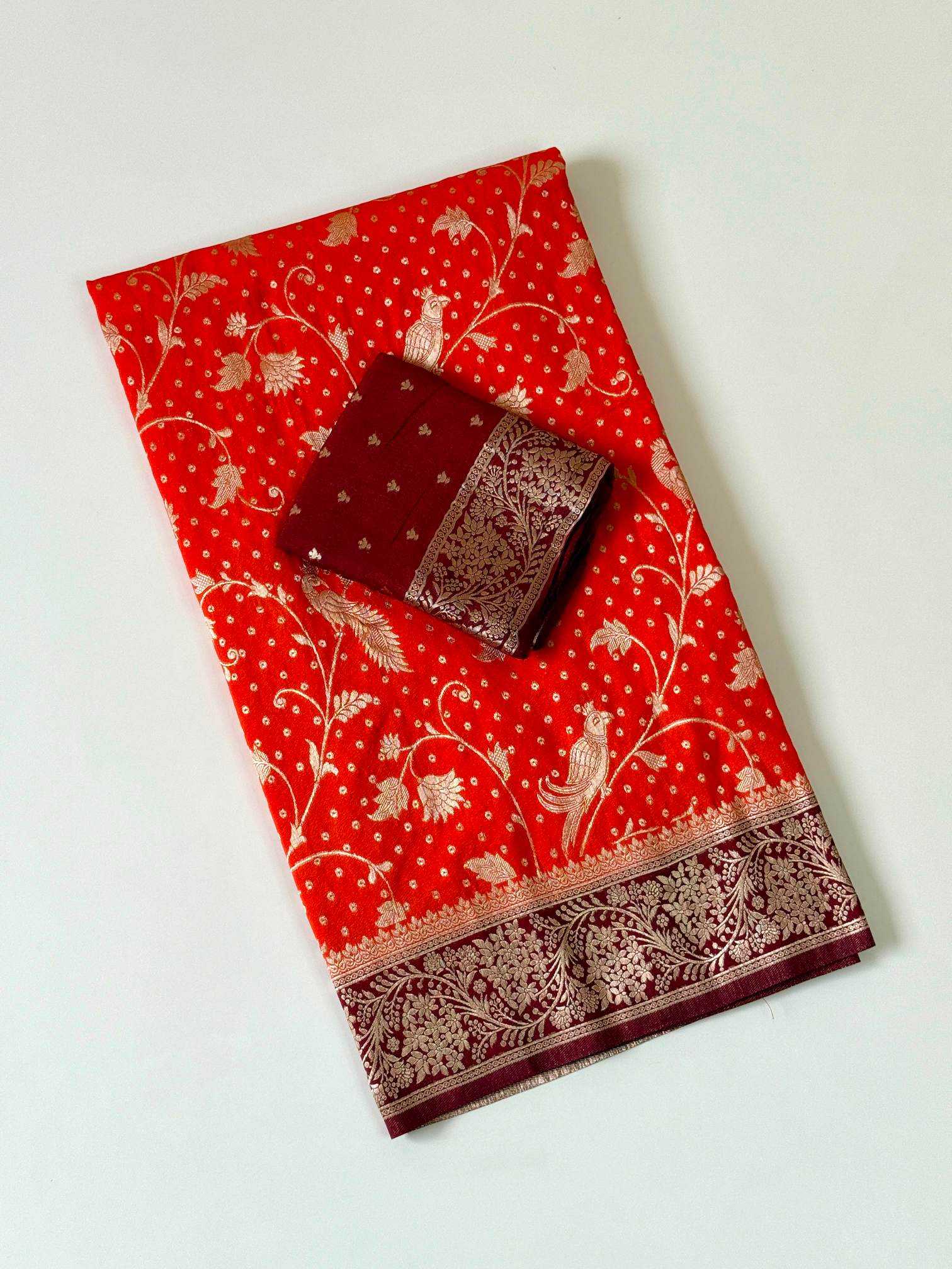 YNF Wholesale Crepe Fancy Sarees RIN225 1071 | Surat Manufacturer