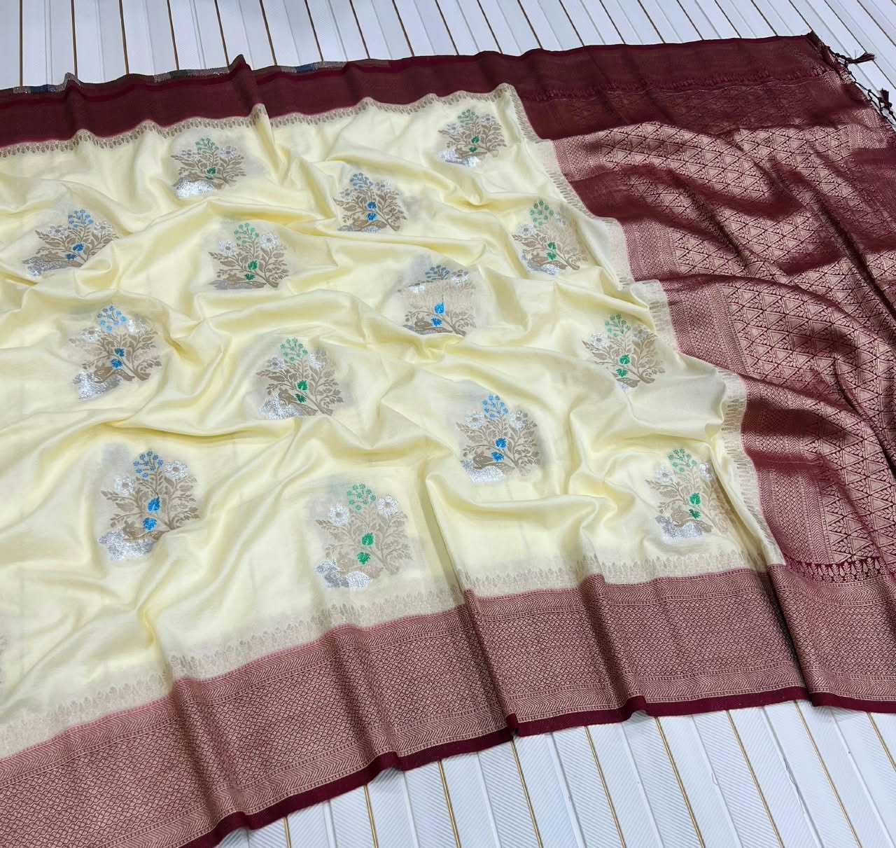 YNF Wholesale Georgette Designer Sarees RIN225 981 | Surat Manufacturer