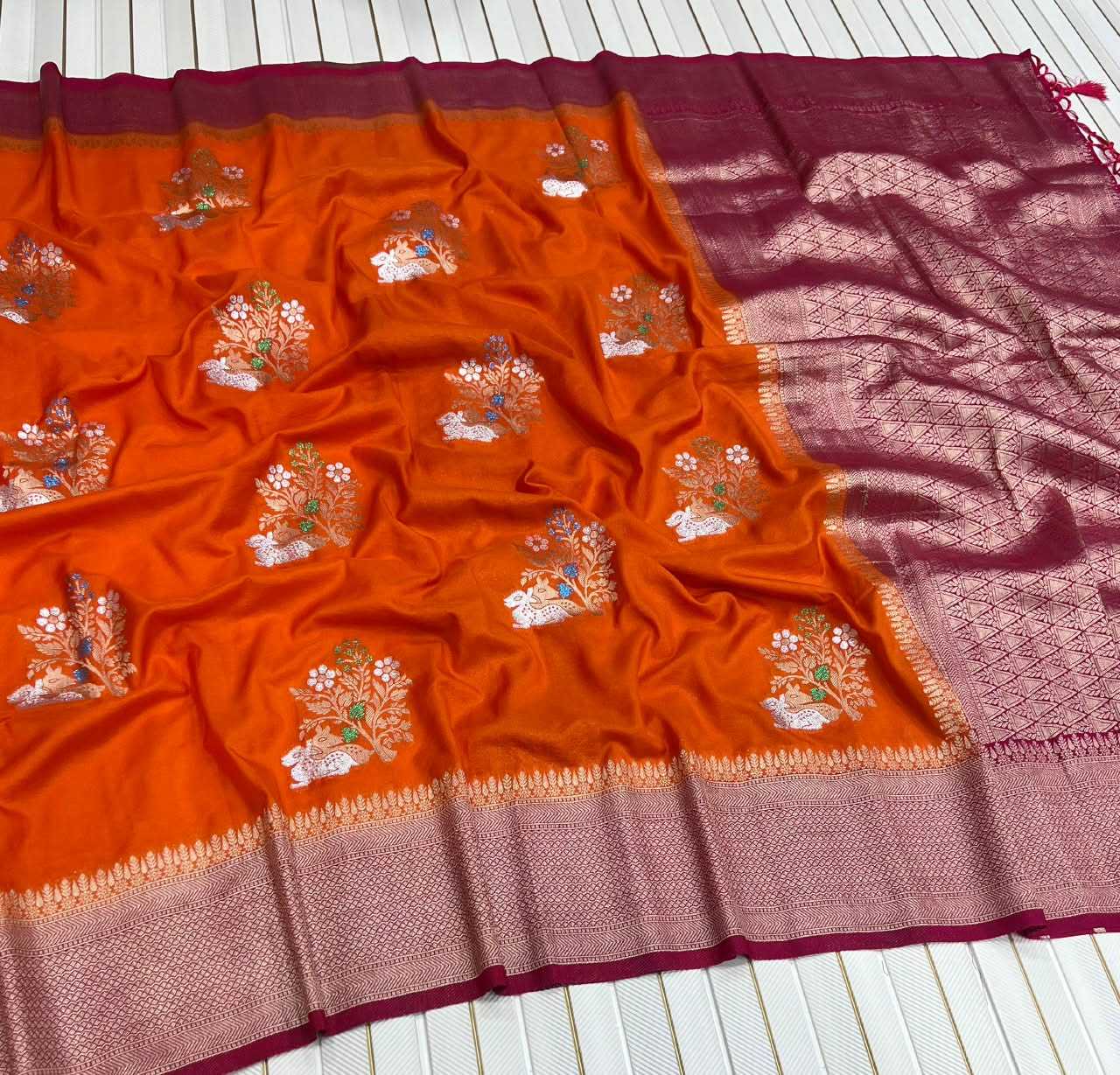 YNF Wholesale Georgette Designer Sarees RIN225 981 | Surat Manufacturer