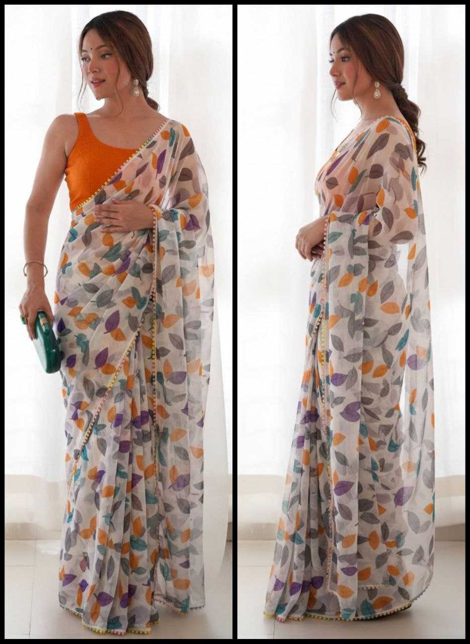 YNF Wholesale Chiffon Designer Sarees RIN231 AARTI | Surat Manufacturer