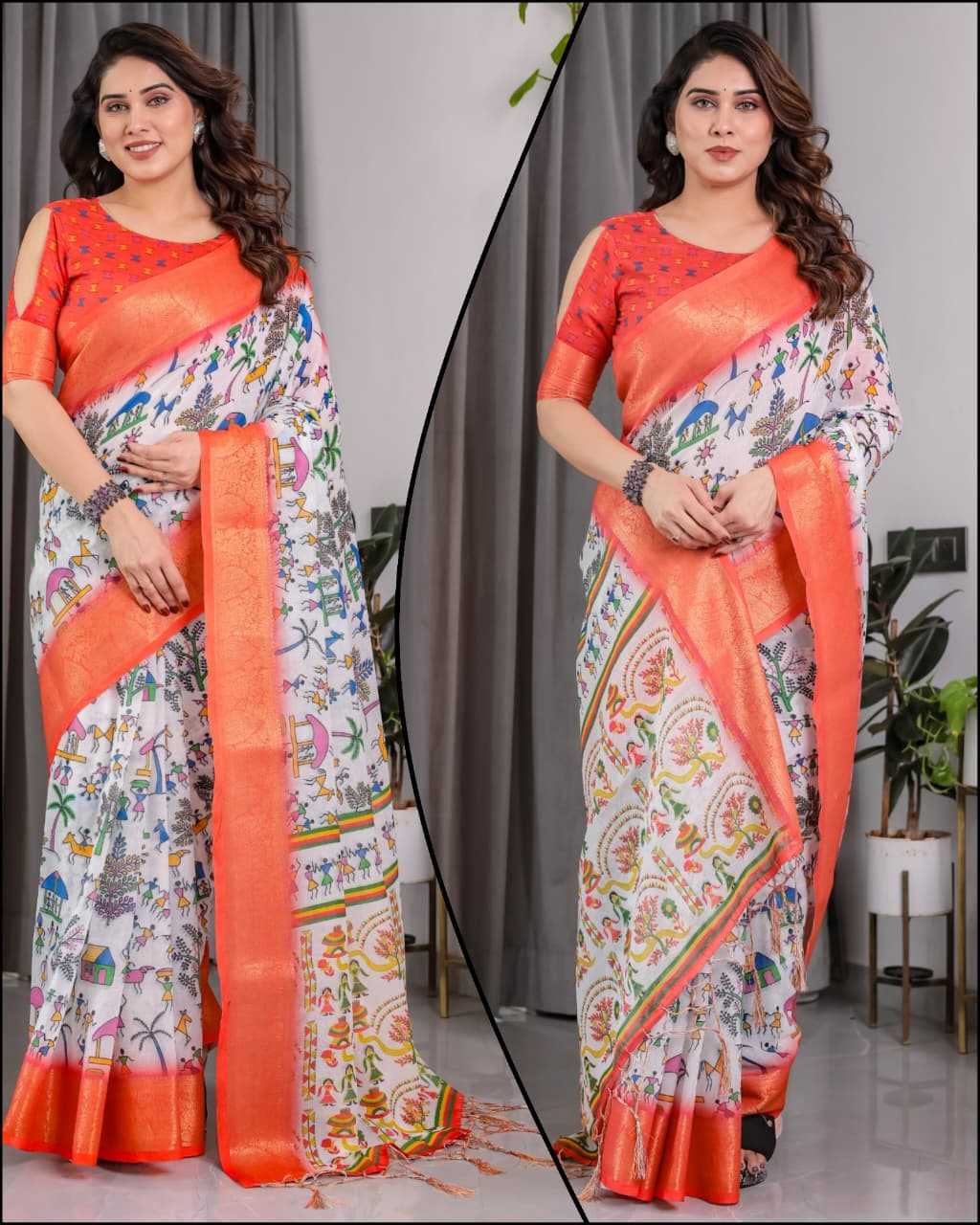 YNF Wholesale Zari Silk Printed Sarees RIN231 Digital | Surat Manufacturer