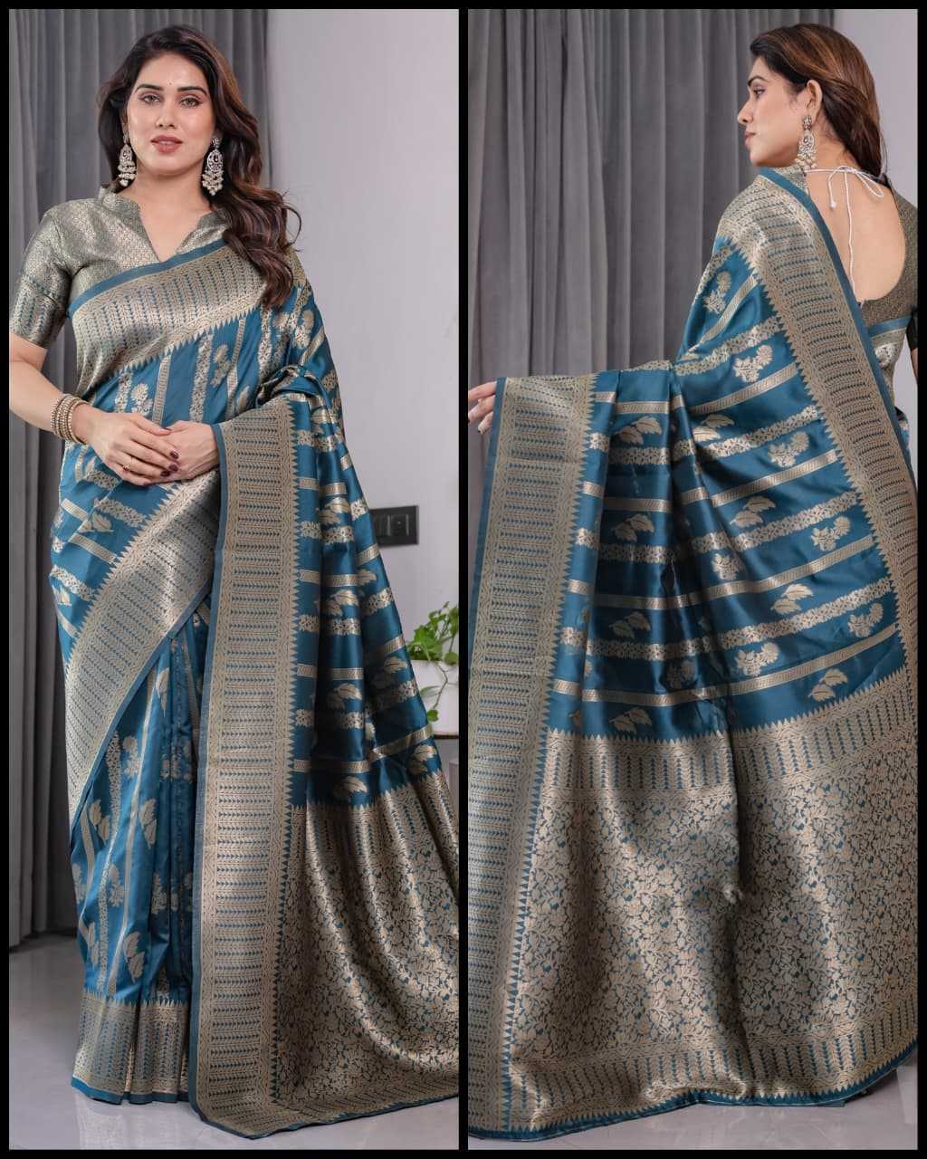 YNF Wholesale Banarasi Soft Silk Zari Border Sarees RIN231 Sarees | Surat Manufacturer